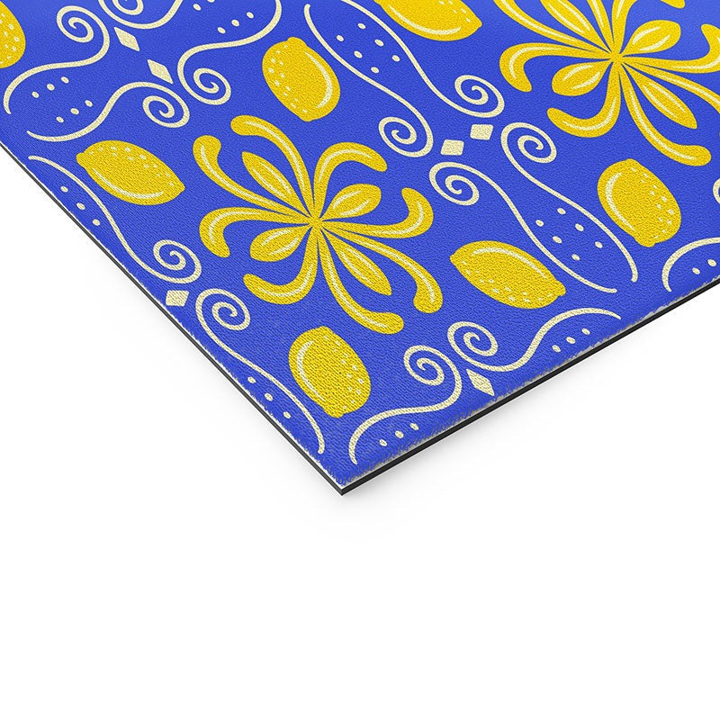 Design by Spark Dolce Vita Lemon Tile Welcome Mat