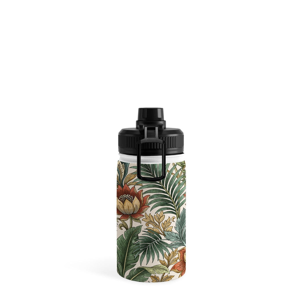 Marta Barragan Camarasa Retro Jungle Garden Water Bottle
