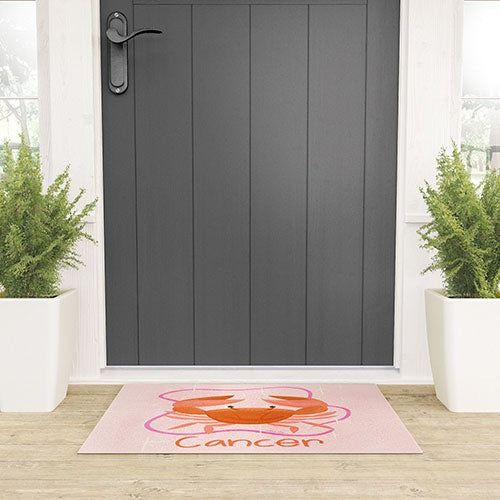Little Om Zodiac Signs Cancer Welcome Mat