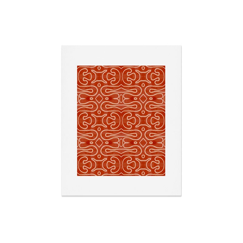 Mirimo Venexiana Burnt Orange Art Print