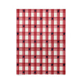 DENY Designs Red Gingham plus Stars Poster