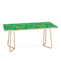 Pimlada Phuapradit Ditsy Spring Floral Green Coffee Table