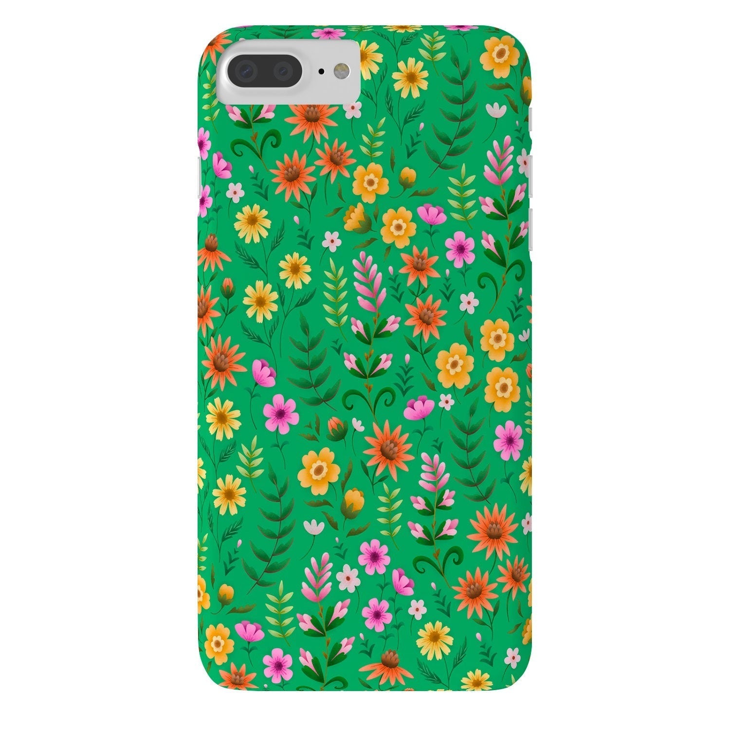 Pimlada Phuapradit Ditsy Spring Floral Green Phone Case