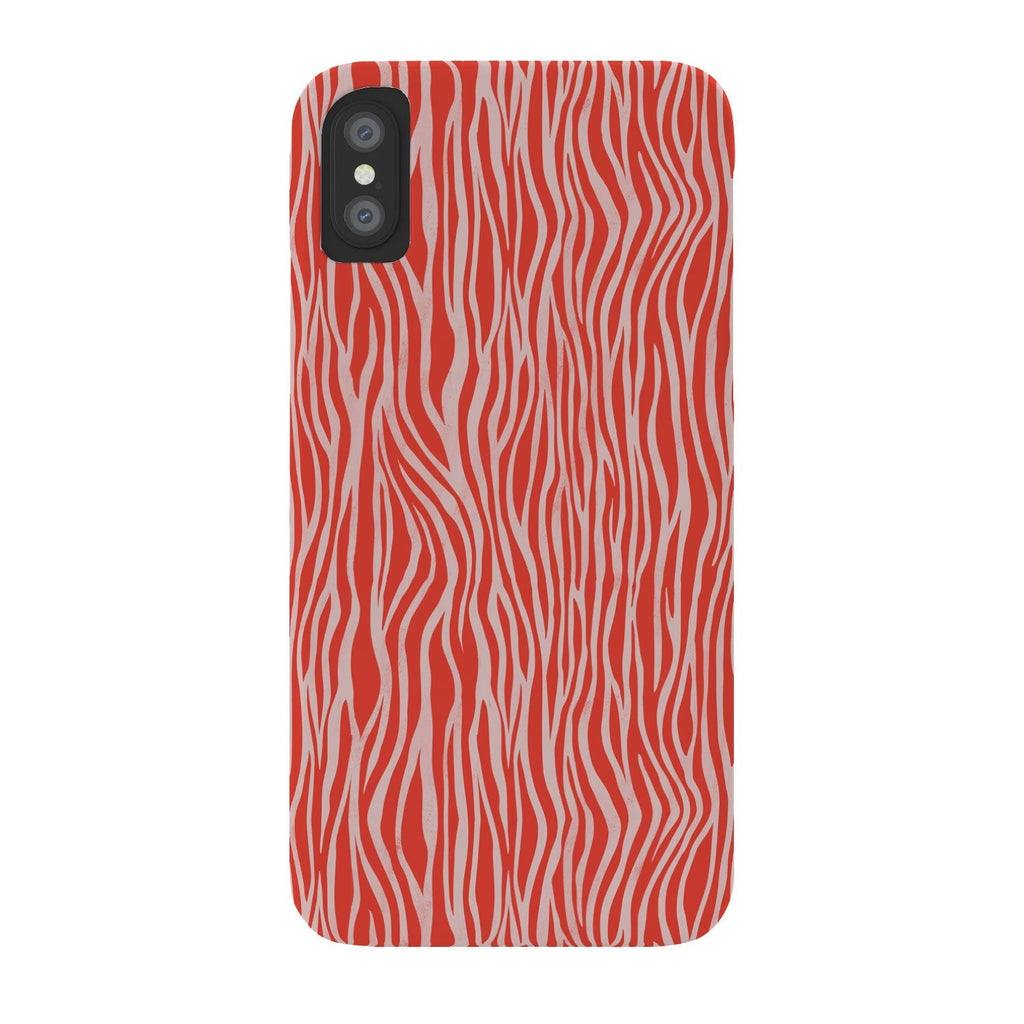 Avenie BR Red Zebra Stripe Phone Case