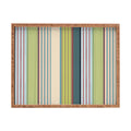 Marta Barragan Camarasa Colorful Stripe Delight Rectangular Tray