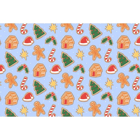 Love_Ryming Christmas Cookies Wall Mural
