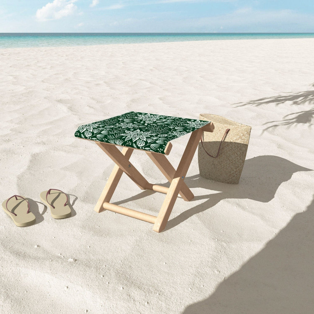 Pimlada Phuapradit Christmas Poinsettia Folding Stool