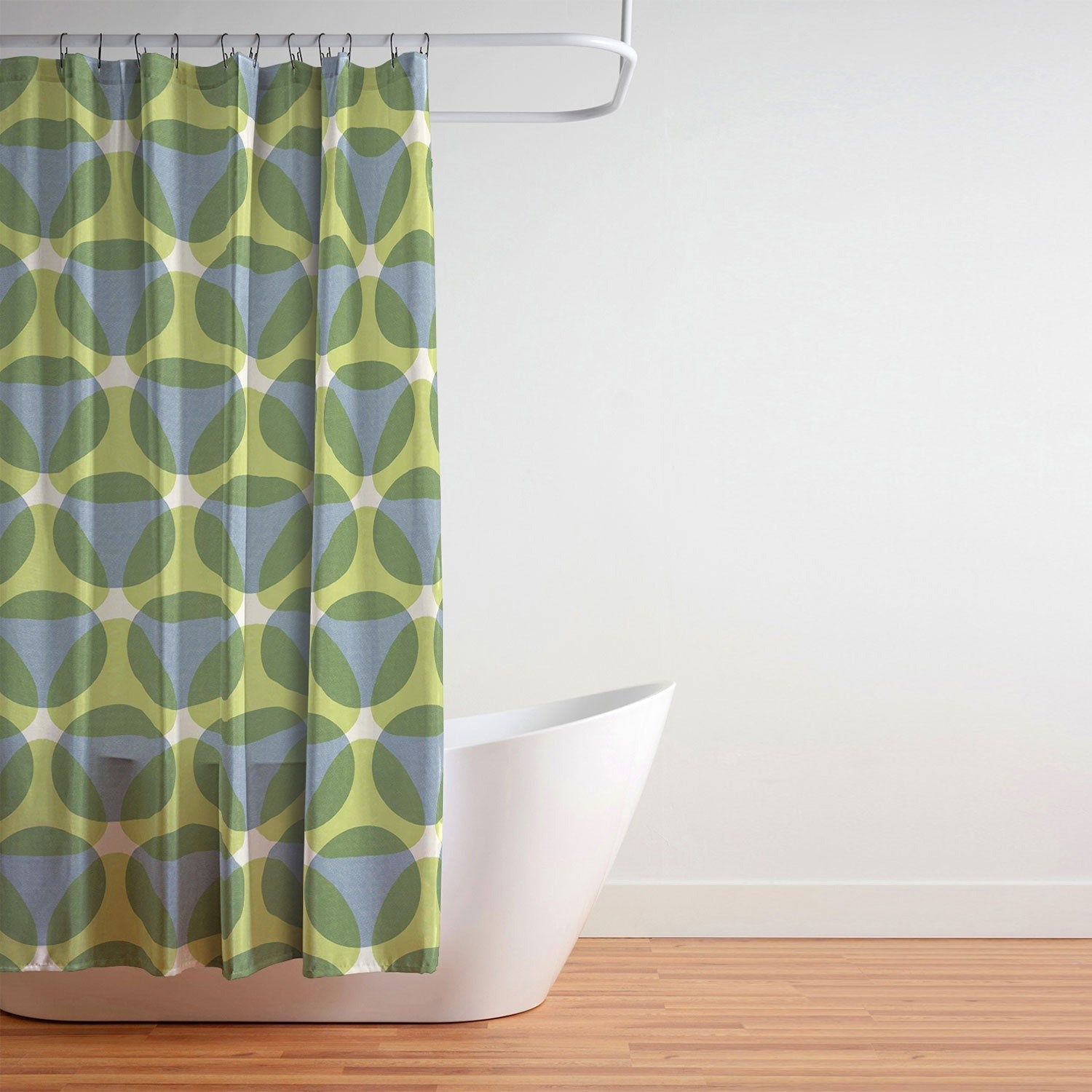 Marta Barragan Camarasa Stylish Retro Circle Shower Curtain