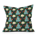 Design by Spark Meditating Lotus Buddha Outdoor Throw Pillow