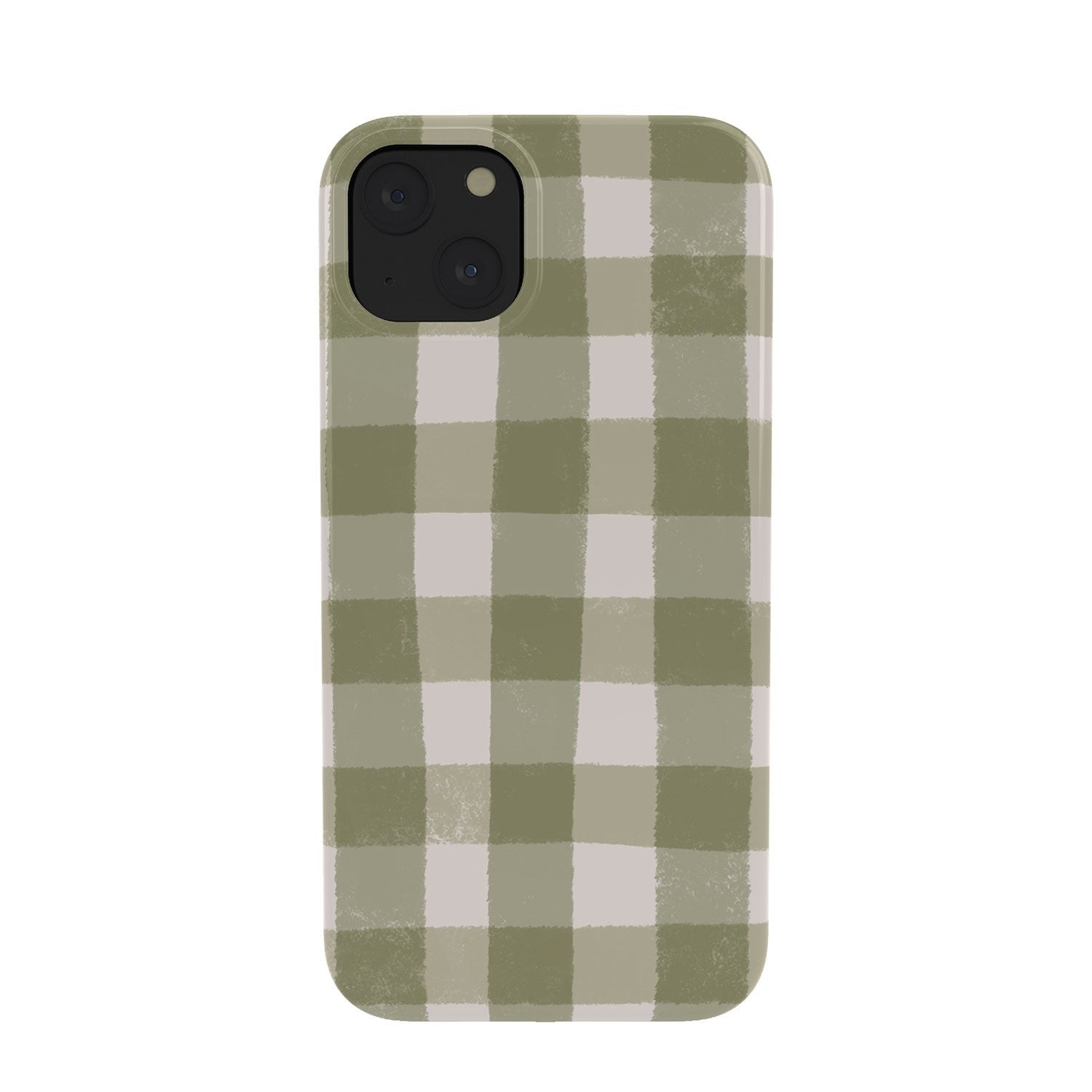 Menina Lisboa Rustic Green Plaid Phone Case