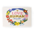 Design by Spark Love Human Made Floral Wreath Welcome Mat