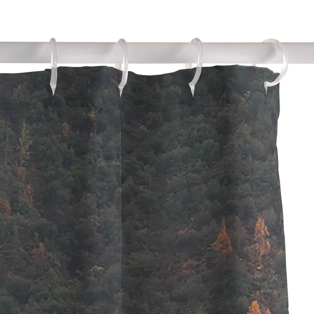 Hannah Kemp Fall Lake Shower Curtain