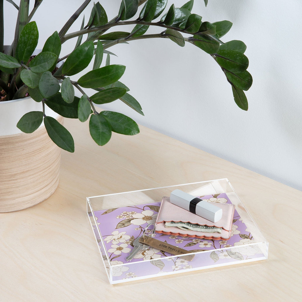 Gabriela Fuente Roberta lilac Acrylic Tray