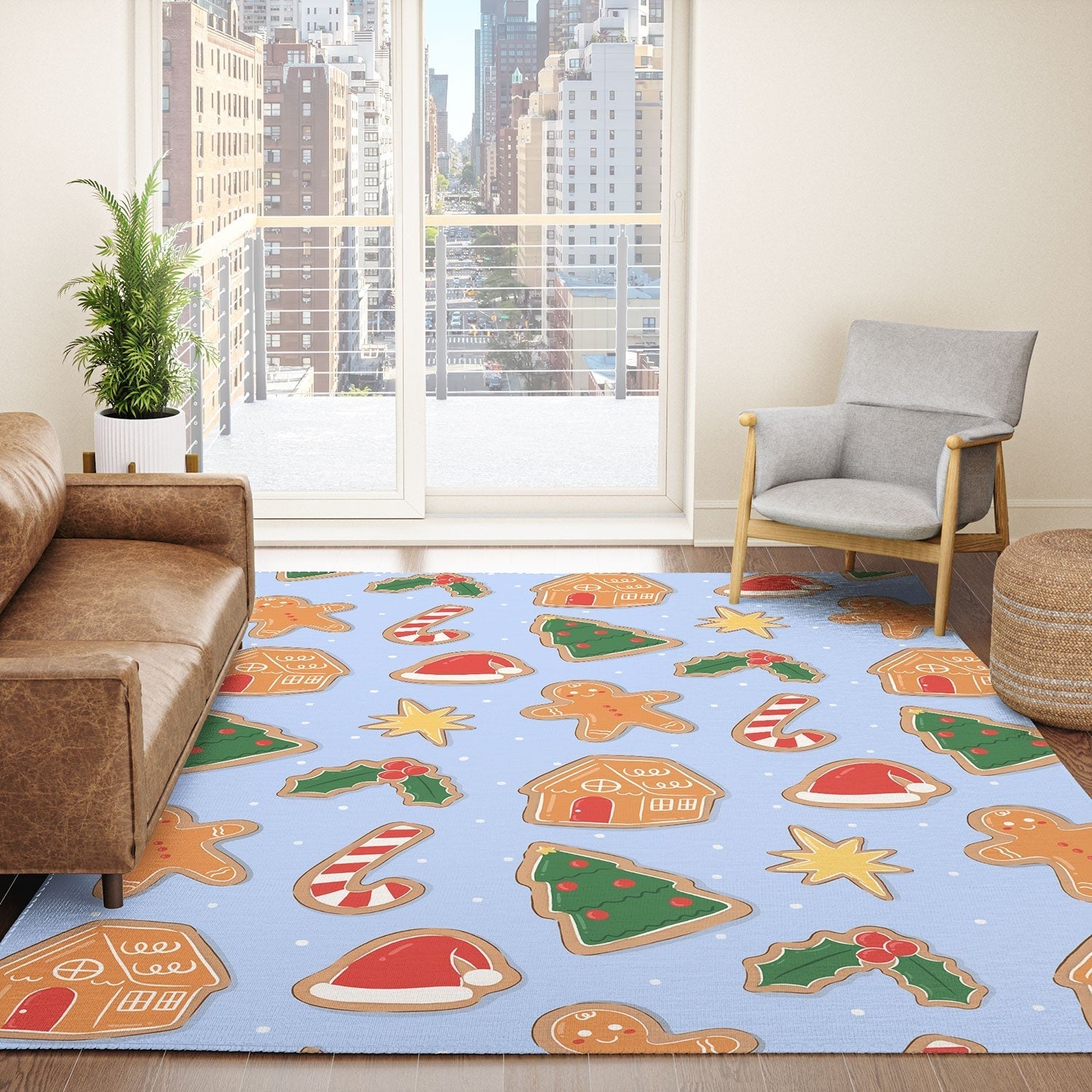 Love_Ryming Christmas Cookies Area Rug