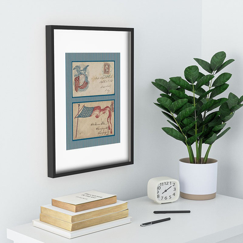 DENY Designs Civil War Envelopes Recessed Framing Rectangle