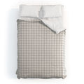 Colour Poems Gingham Plaid Pattern Cloud White Comforter