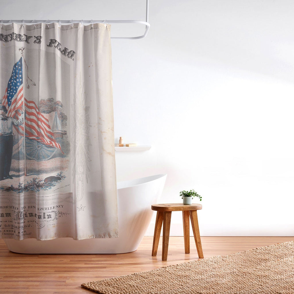 DENY Designs Our Country s Flag Shower Curtain