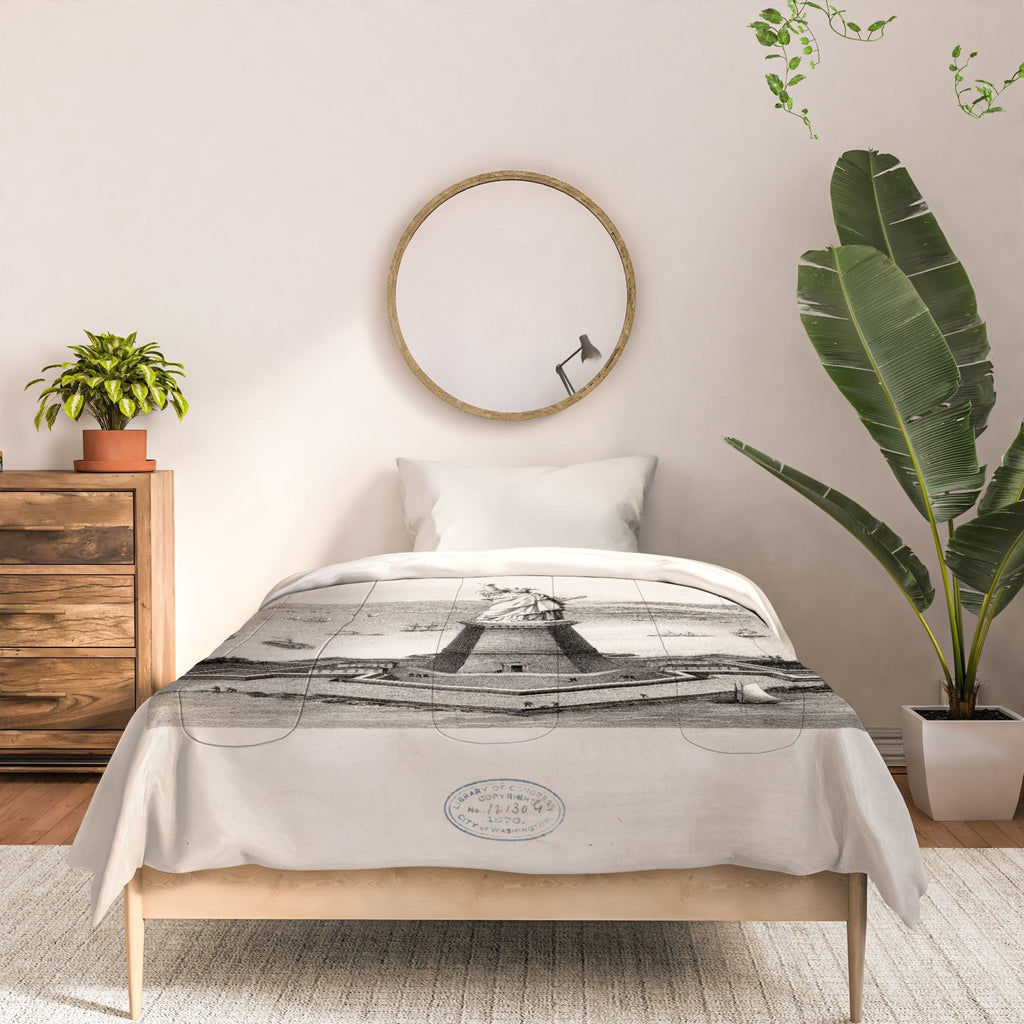 DENY Designs Vintage Lady Liberty Comforter