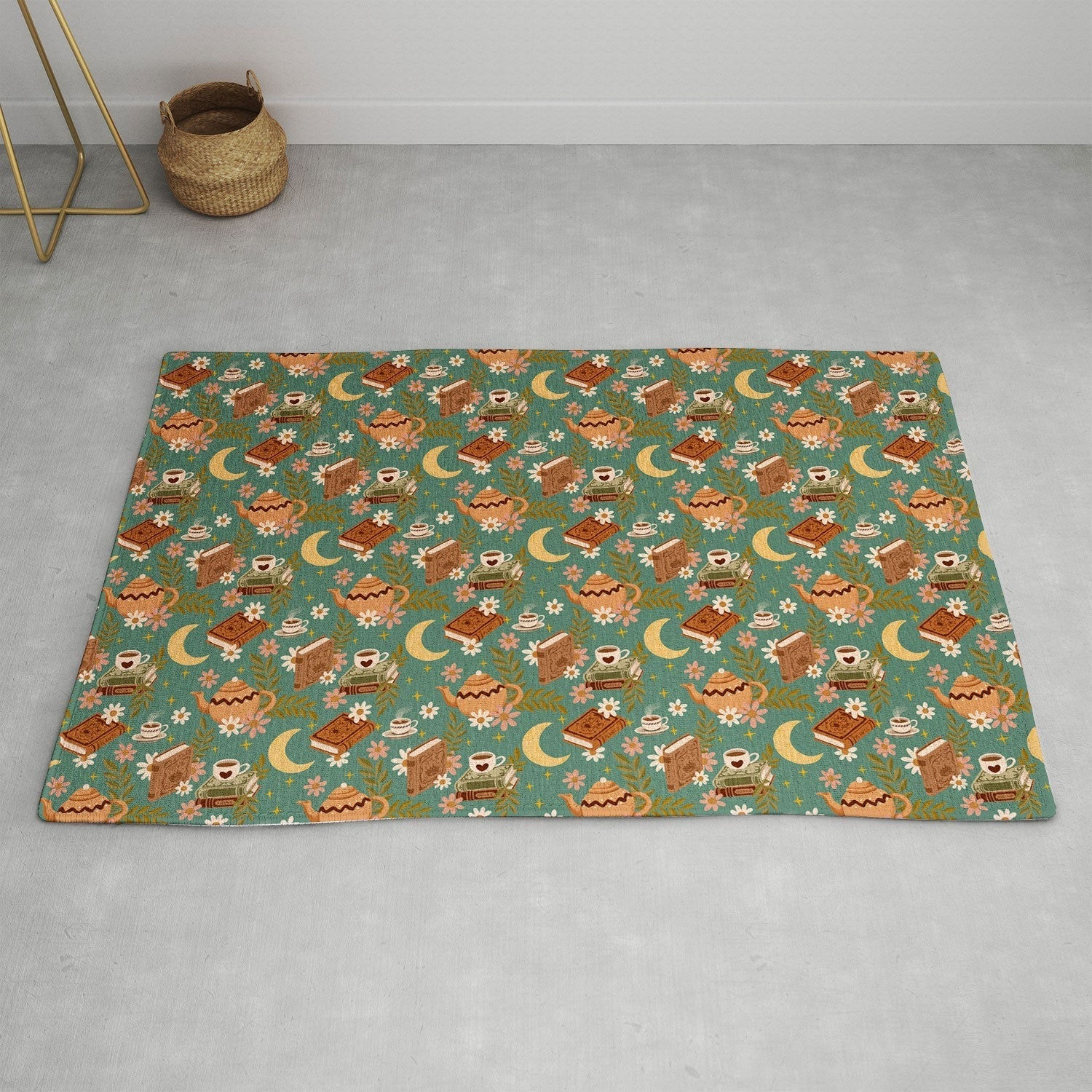 Avenie Moonlit Reading Nook I Area Rug