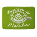 Design by Spark Love You So Matcha Memory Foam Bath Mat