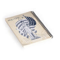 DENY Designs Liberty and Justice Woman Spiral Notebook