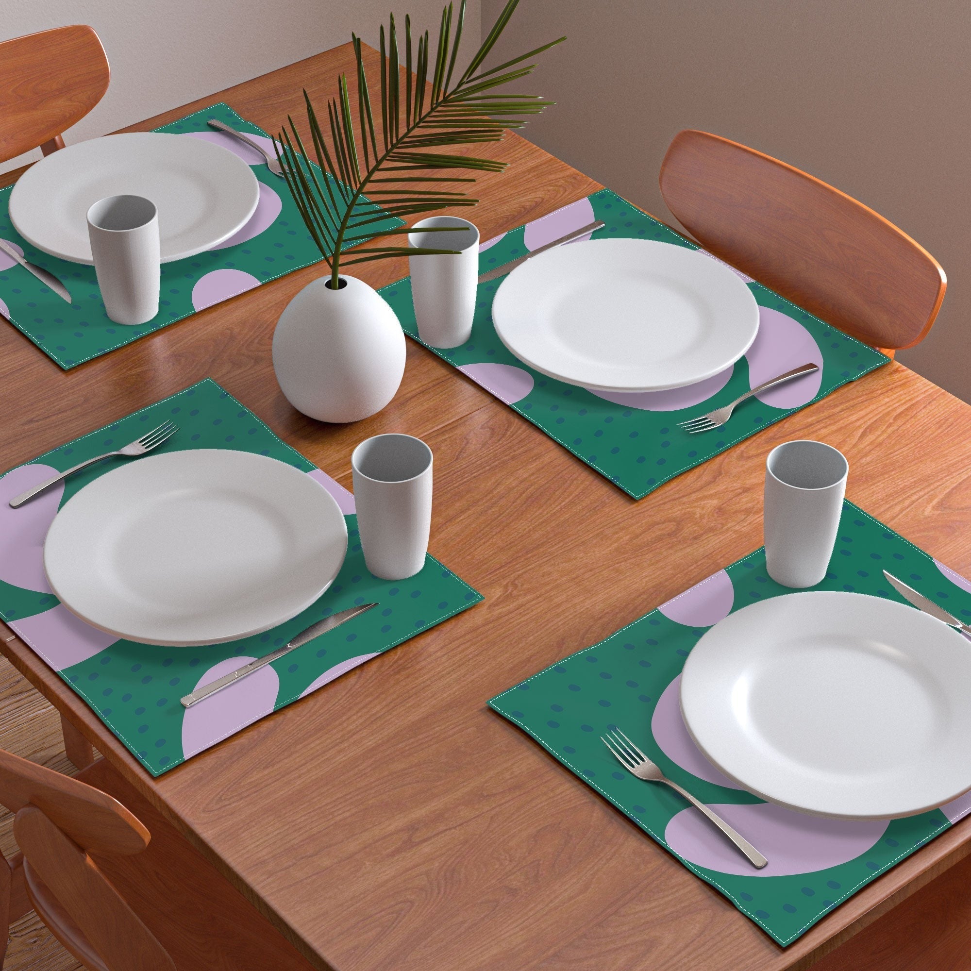 Camilla Foss Pebbles and Rabbit Placemat