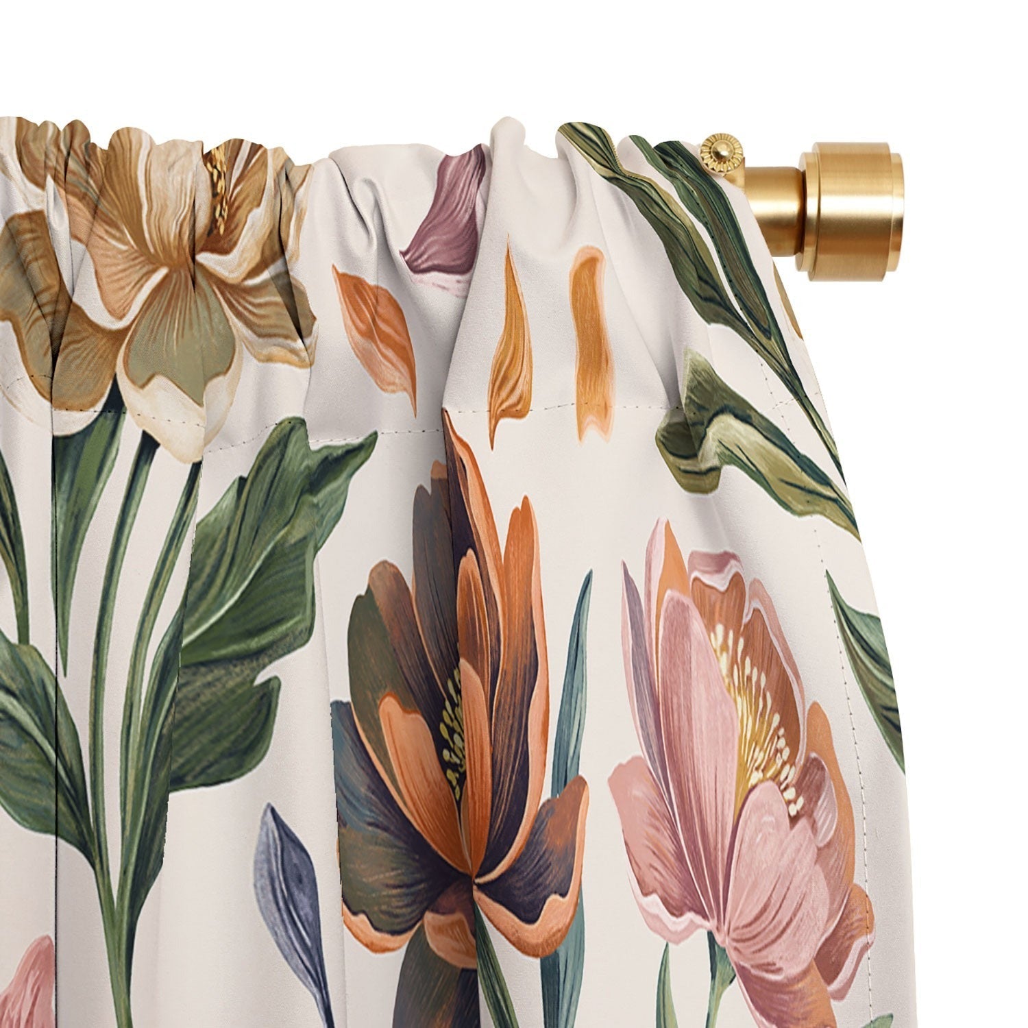 Marta Barragan Camarasa Hand Painted Peony Florals Blackout Non Repeat