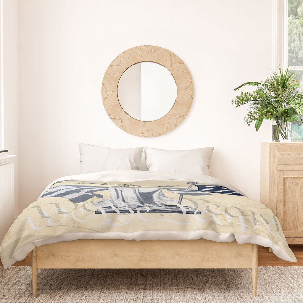 DENY Designs Liberty and Justice Woman Duvet Cover
