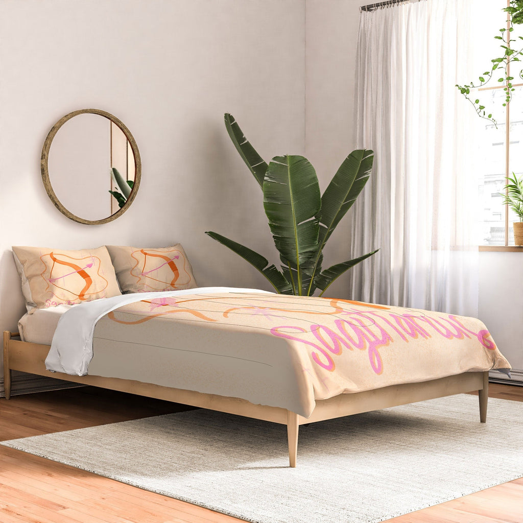 Little Om Zodiac Sign Sagittarius Comforter