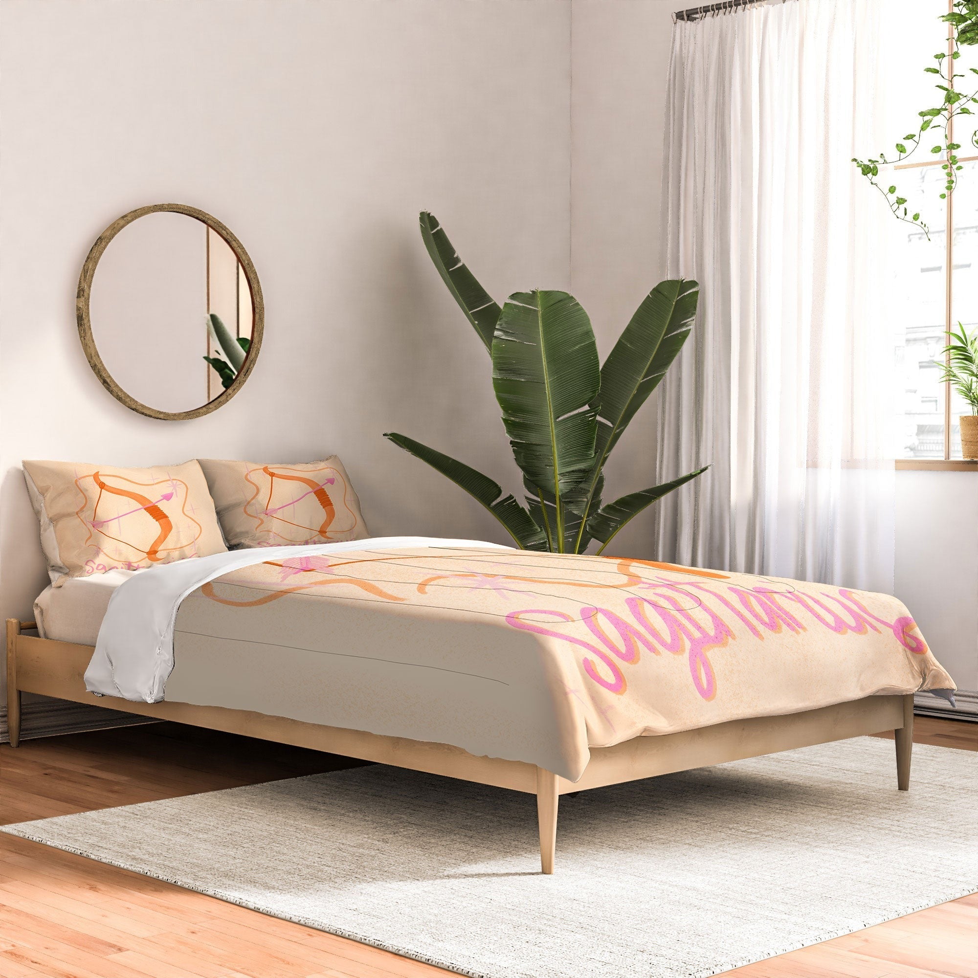 Little Om Zodiac Sign Sagittarius Comforter