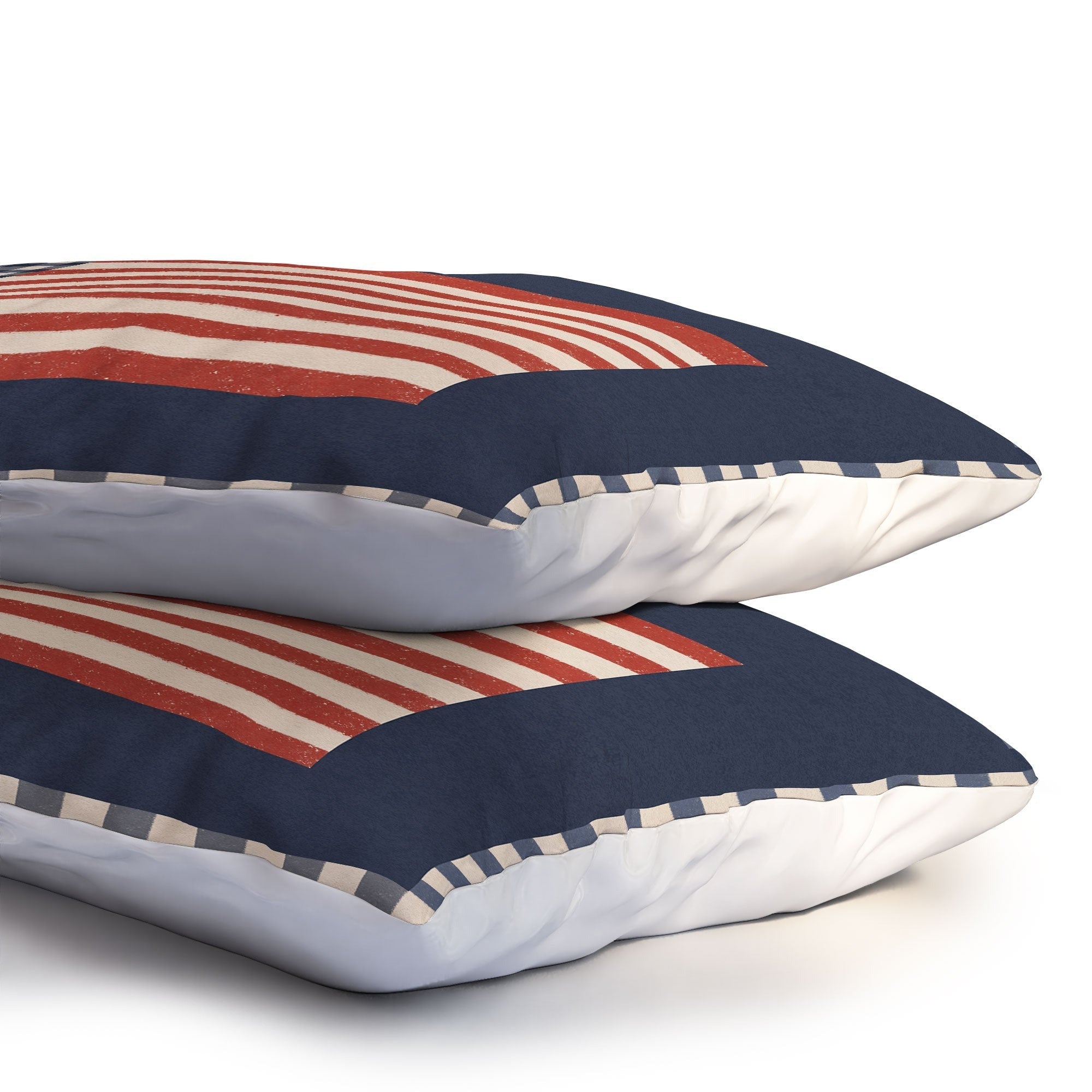 DENY Designs Gingham Flag Pillow Shams