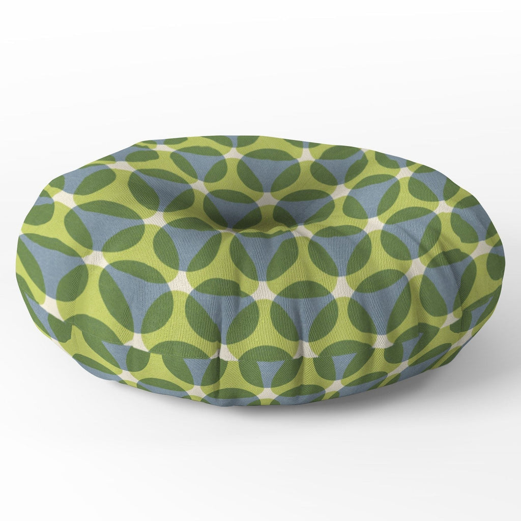 Marta Barragan Camarasa Stylish Retro Circle Floor Pillow Round