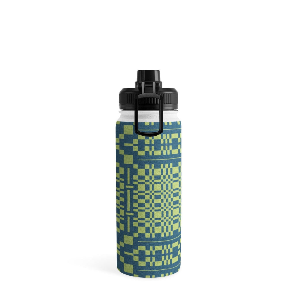 Marta Barragan Camarasa Nostalgic Grid Design Water Bottle