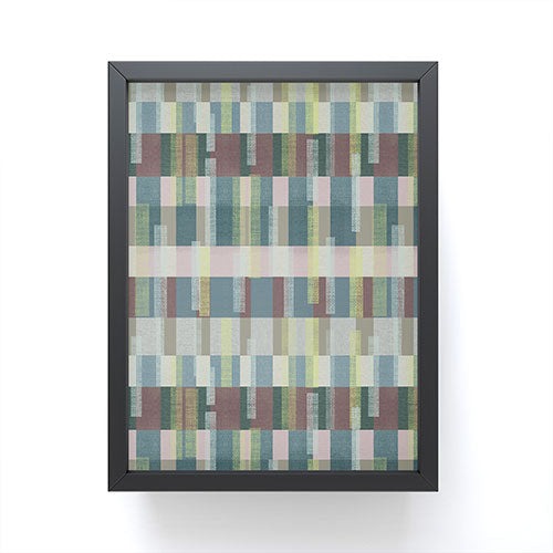 Marta Barragan Camarasa Dynamic Linear Blocks Framed Mini Art Print