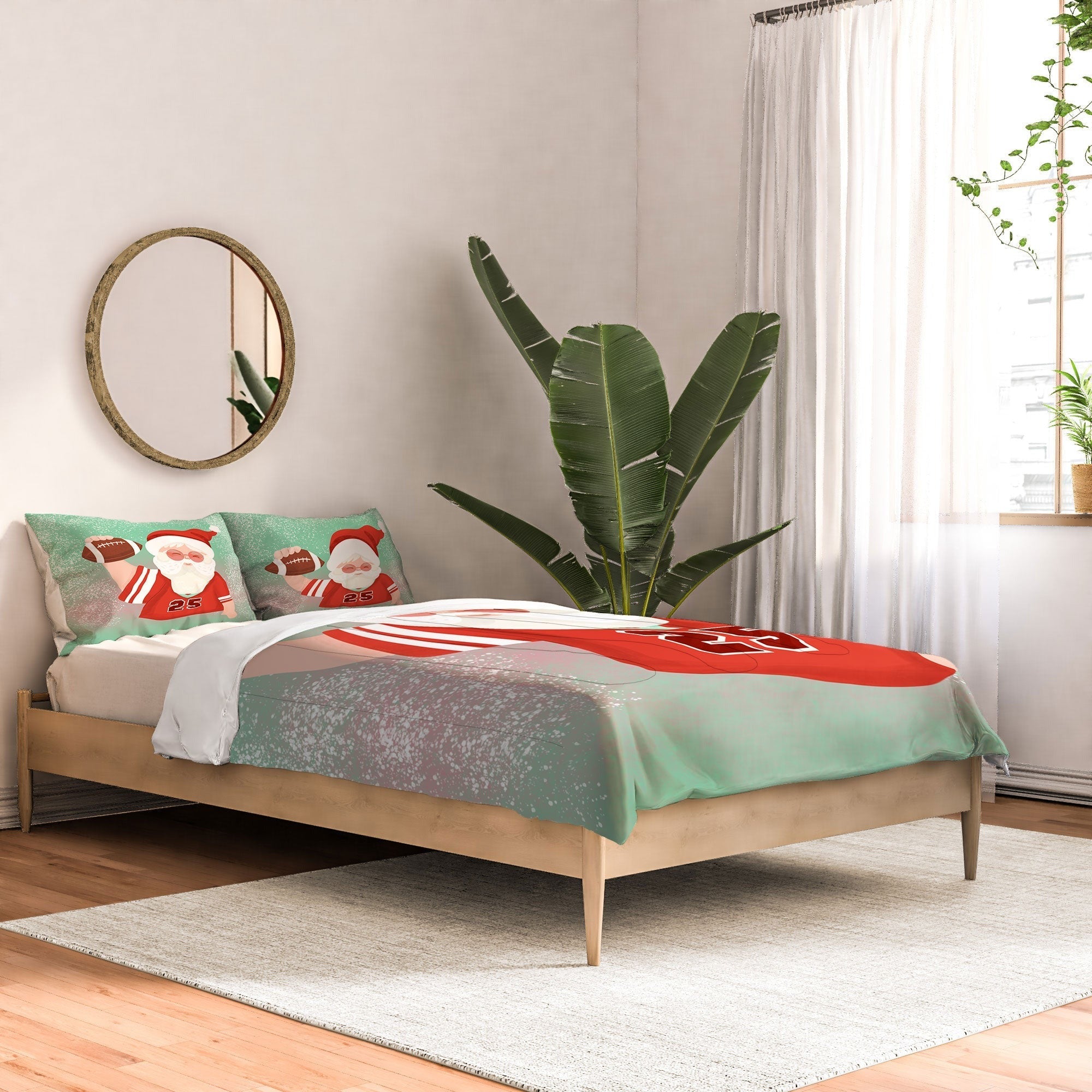Design by Spark Sporty Football Santa Comforter