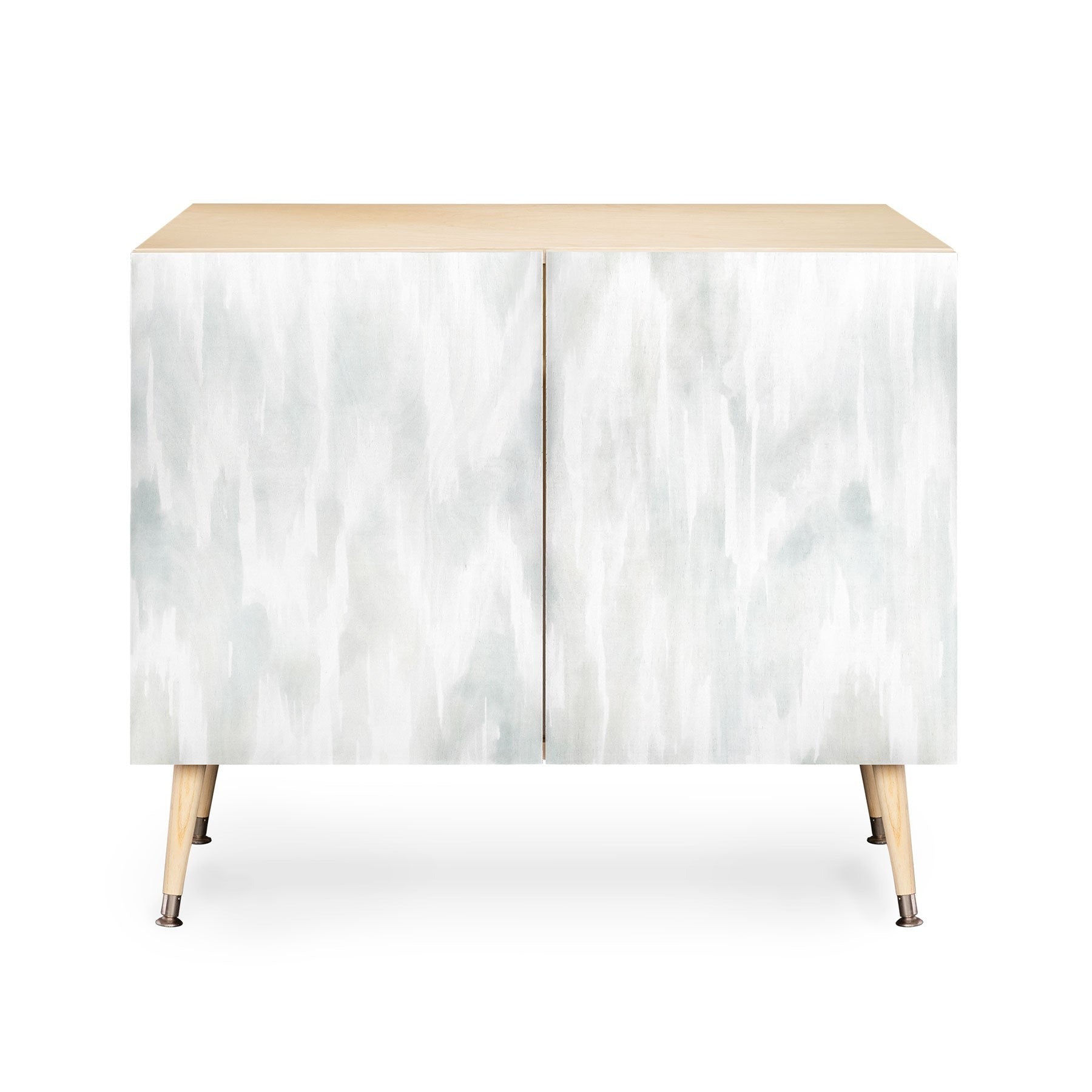 Jacqueline Maldonado Watercolor Wood Grain Credenza