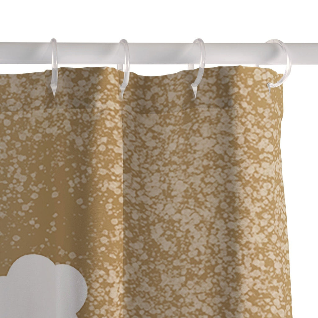 Design by Spark Sporty Soccer Santa Shower Curtain