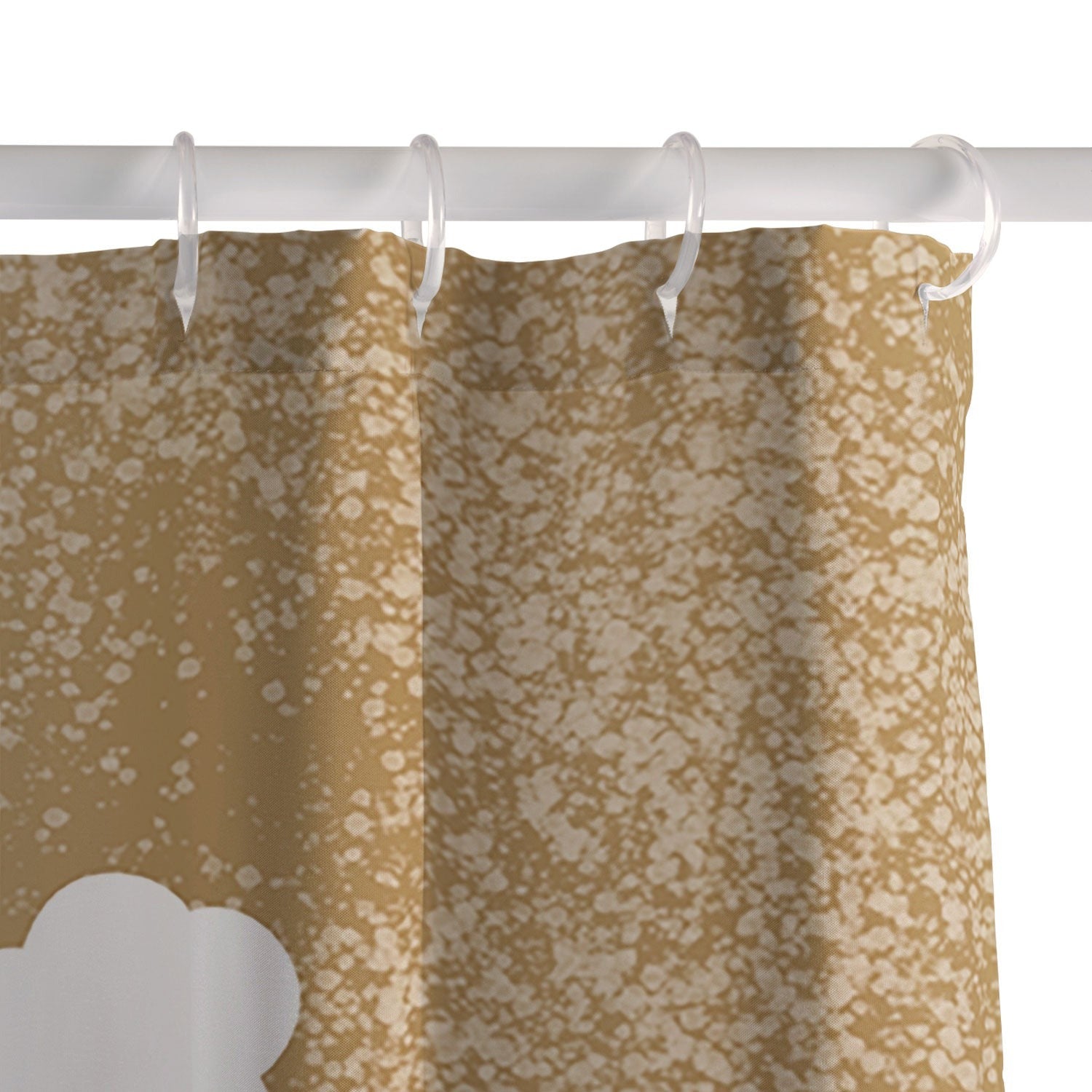Design by Spark Sporty Soccer Santa Shower Curtain
