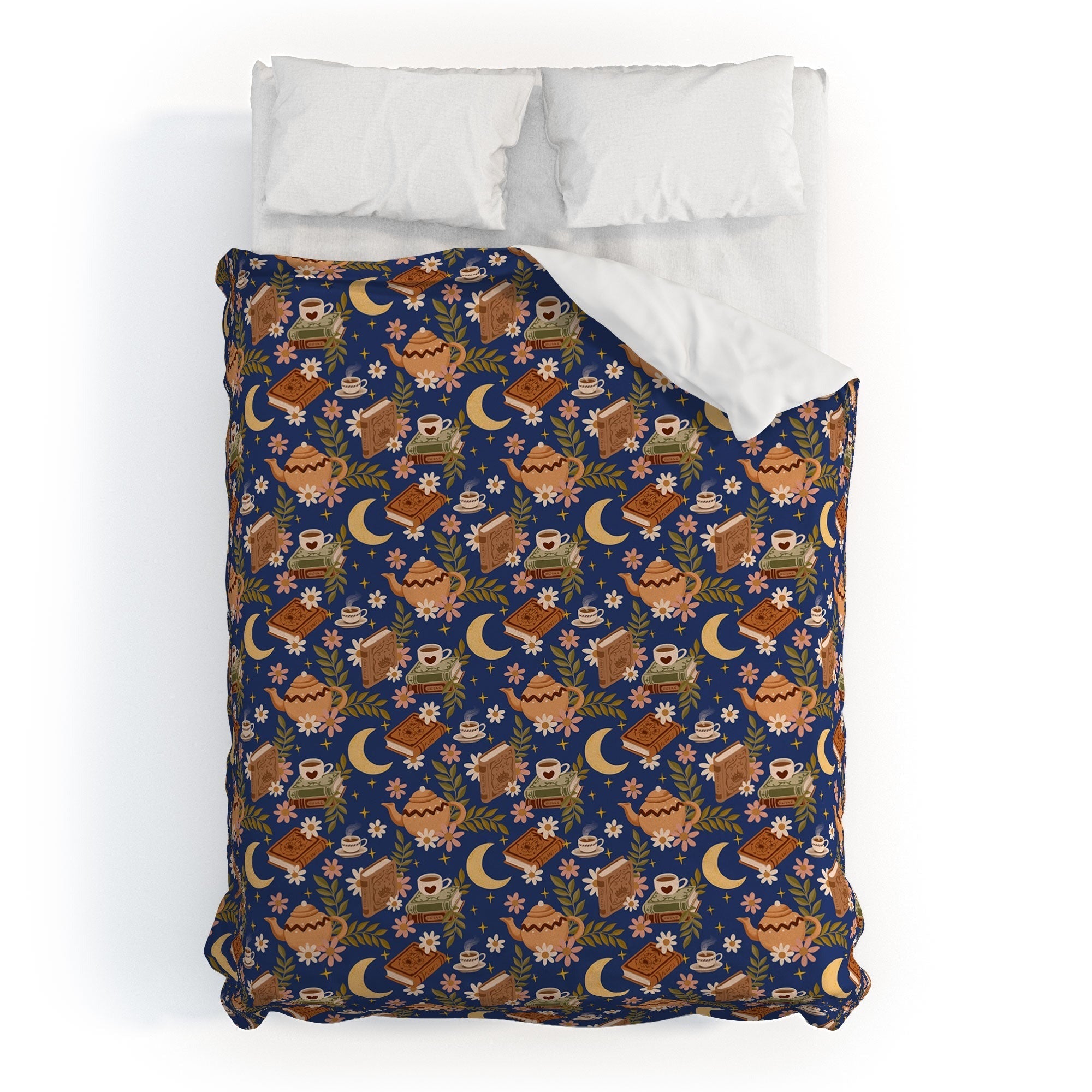 Avenie Moonlit Reading Nook II Duvet Cover