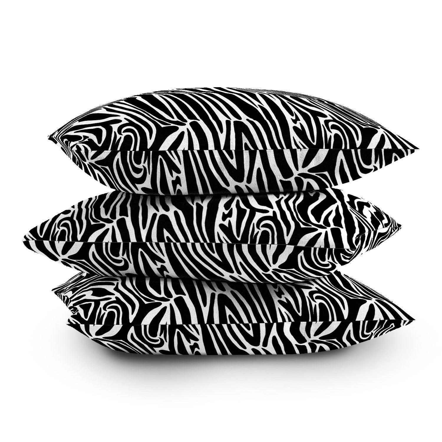 Jennifer Labre Wild Zebra Throw Pillow