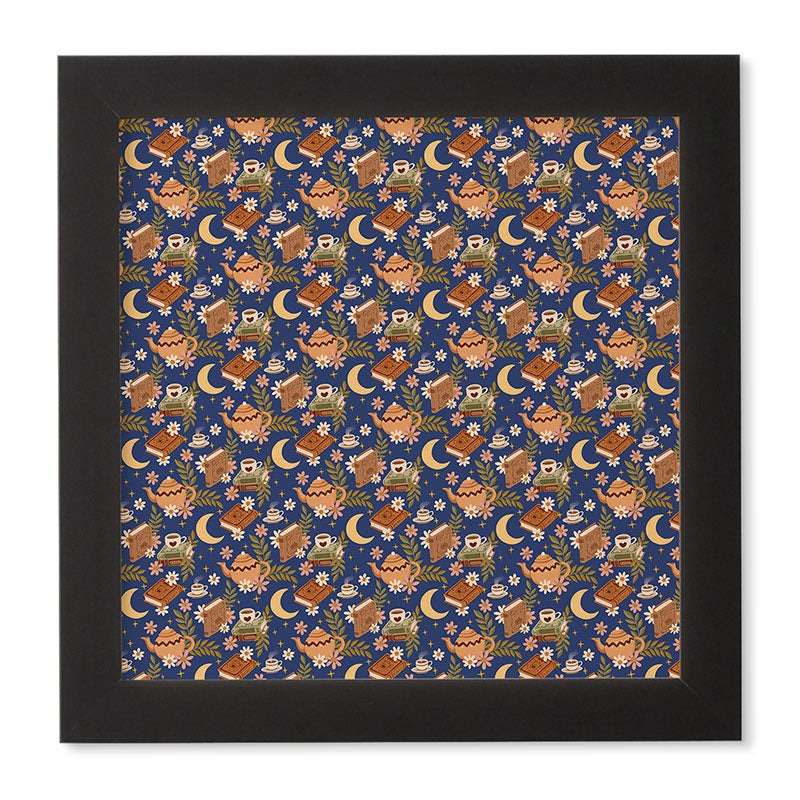 Avenie Moonlit Reading Nook II Framed Wall Art