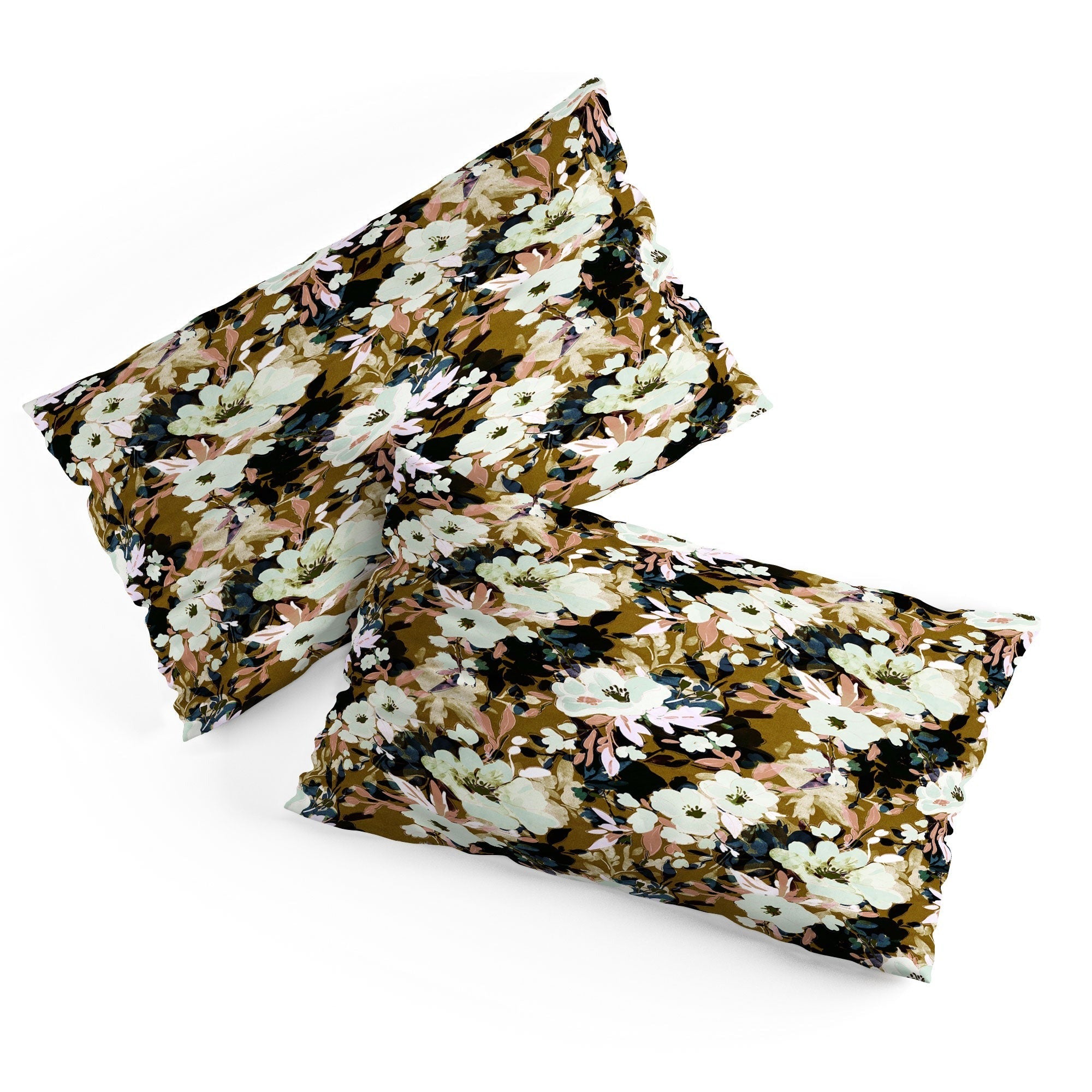 Marta Barragan Camarasa Romantic Floral Fusion Pillow Shams