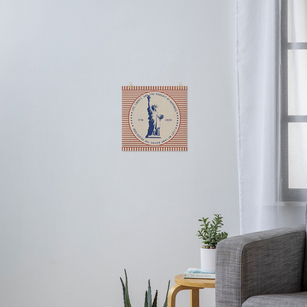 DENY Designs Life Liberty Art Print