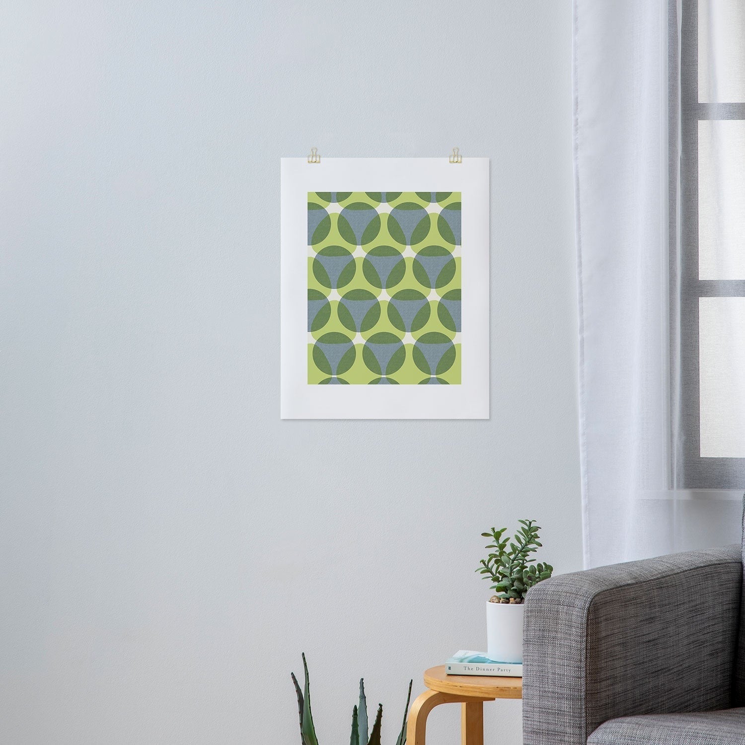 Marta Barragan Camarasa Stylish Retro Circle Art Print