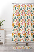 Design by Spark Gourdgeous Autumn Shower Curtain And Mat