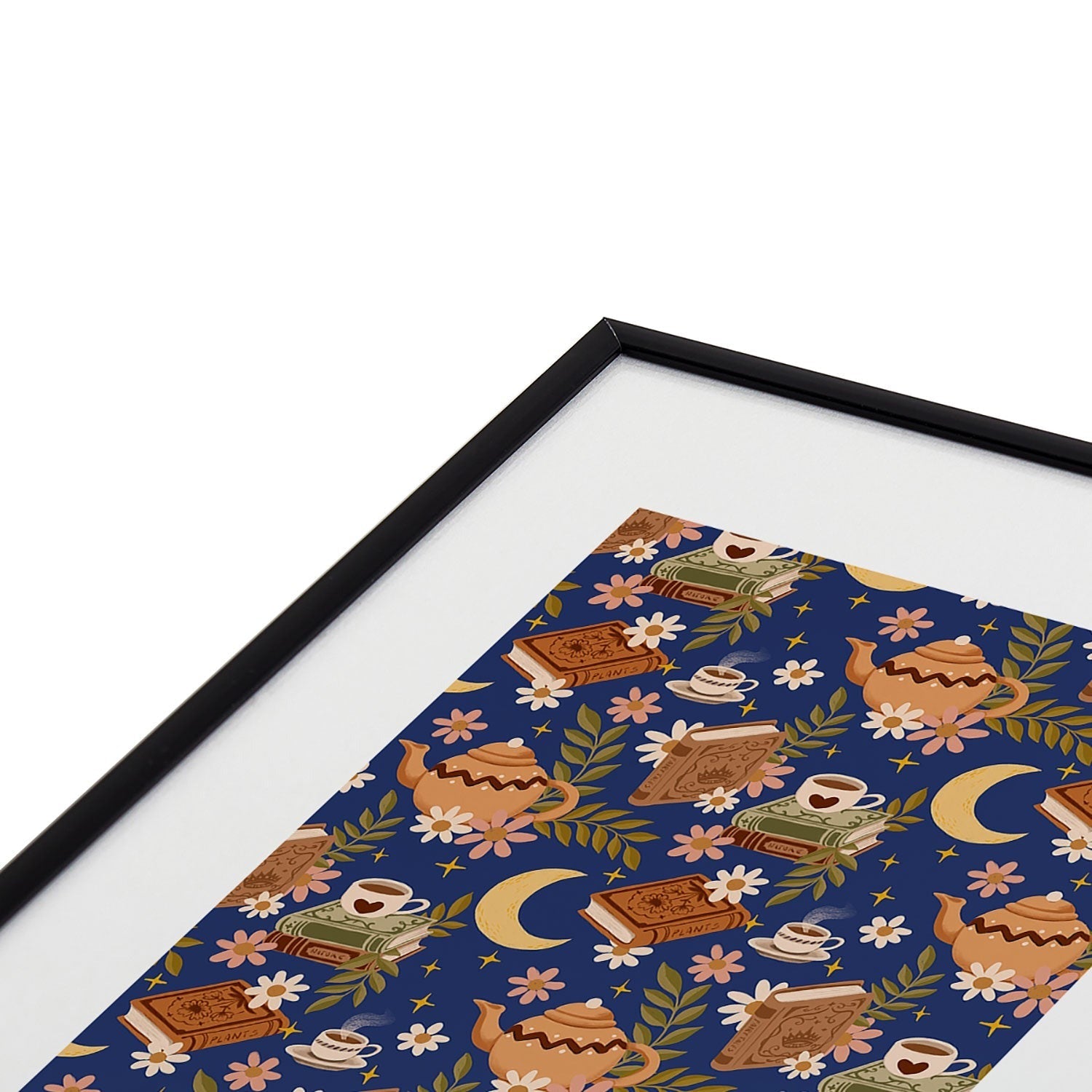 Avenie Moonlit Reading Nook II Metal Framed Art Print