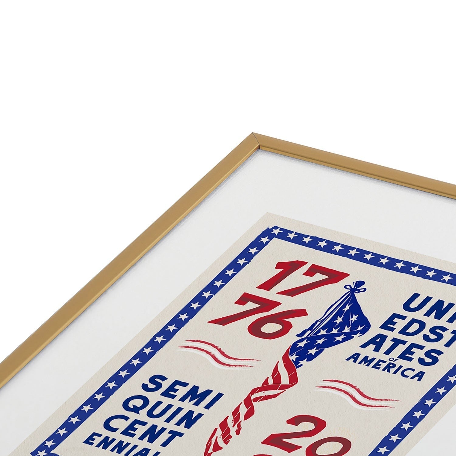 DENY Designs Retro 76 26 Metal Framed Art Print