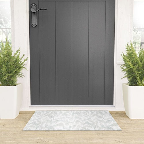Jacqueline Maldonado Watercolor Wood Grain Welcome Mat