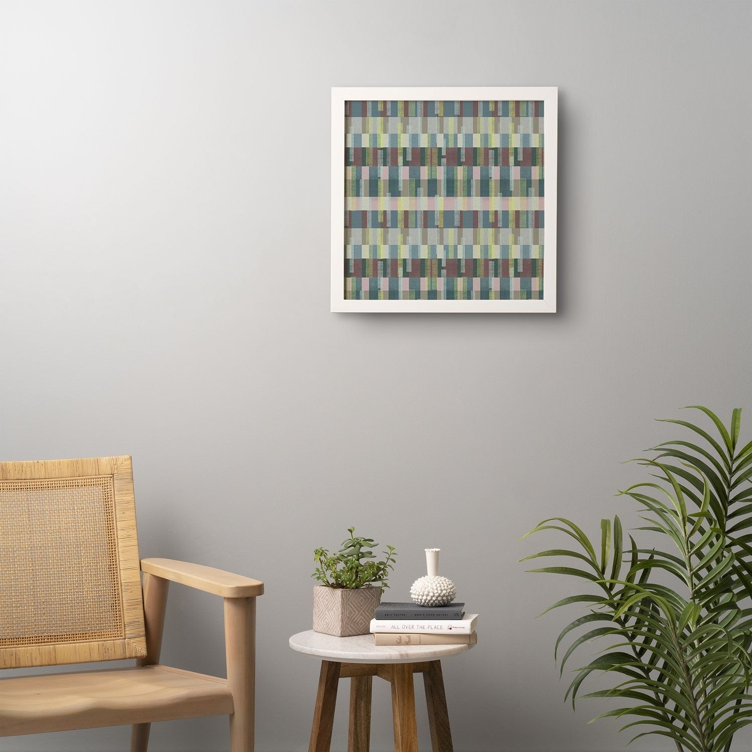Marta Barragan Camarasa Dynamic Linear Blocks Framed Wall Art