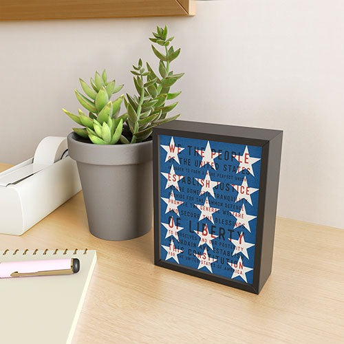 DENY Designs Starred Preamble Framed Mini Art Print